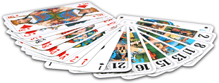 Tarot playing cards